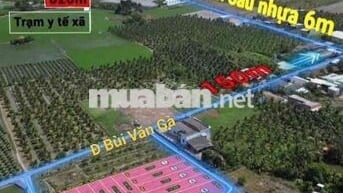 thổ cư xã quê mỹ thạnh - tân trụ - long an , dt :145mv , giá : 415tr