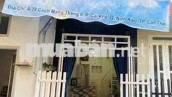 Cho thuê nhà trệt lầu nguyên căn 35m2 hẻm 4 CMT8 Cái Khế