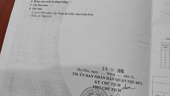 Bán nhà đường số 9 Linh Trung gần trường ĐH Sư Phạm Kỹ Thuật, nhà mới