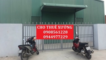 Nhà xưởng bùi công trưng cho thuê xã nhị bình, hóc môn dt: 400m giá 22