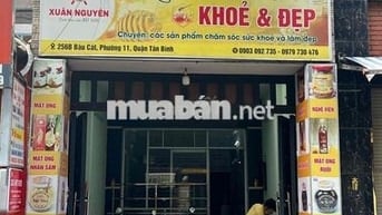 Cho thuê mặt bằng mặt tiền đường bầu cát