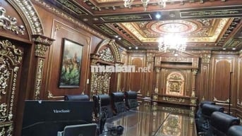 BÁN BIỆT THỰ  FULL GÕ ĐỎ NHẬP KHẨU PHƯỜNG 7 GÒ VẤP