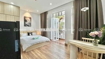 Cho Thuê Phòng Ban Công Tách Bếp Bình Thạnh 45m2_Nhà Mới_Full Nội Thất