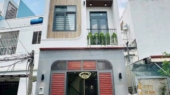 Chủ cần bán nhà 48m2 Lê Trực xây 1 trệt 2 lầu. Hẻm 4m hơn, sổ hồng