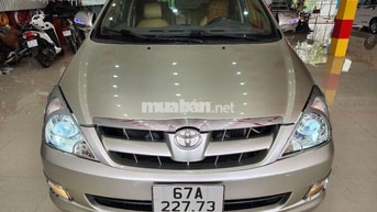 Giá: 178 triệu TOYOTA INNOVA G 2007 XE GIA ĐÌNH