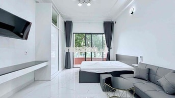 CHO THUÊ CĂN HỘ STUDIO BAN CÔNG FULL NỘI THẤT ĐƯỜNG HOÀNG SA QUẬN 1