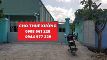 Nhà xưởng cho thuê phường an phú đông quận 12 dt: 2000m giá 110 triêu