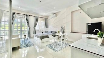 CĂN HỘ BAN CÔNG ĐẦY ĐỦ NỘI THẤT - GẦN NGÃ TƯ BẢY HIỀN - THANG MÁY