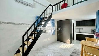 Căn hộ Duplex Mới - Sẳn máy lạnh , Tủ đồ - Ngay gần Phan Huy Ích