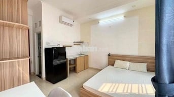 SIÊU PHÒNG TRỌ 30m2 gần ĐH VĂN LANG FULL NỘI THẤT, BAN CÔNG MỚI TINH