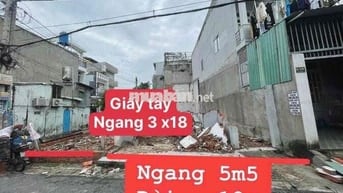 Ngộp Bank bán Gấp đất 8x18m góc 2Mt đg nhựa 5m ở Tân Xuân Hóc Môn
