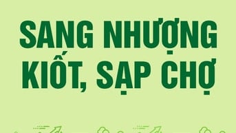 Sang lại 4 sạp kinh doanh chợ An Đông và chợ Bến Thành tại Hồ Chí Minh