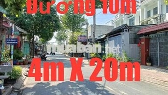 🔥ĐẤT 4m X 20m-KDC59 Đường 10m-Cách Chợ Bà Điểm 900m
