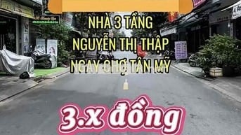 Bán nhà giá rẻ Quận 7, gần chợ Tân Mỹ, 18.7m2, 3 tầng