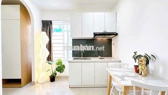 Cho thuê chung cư mini 1Pn, Tách bếp, Cửa sổ lớn Full nội thất cao cấp