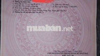Đất chính chủ 
Vị trí Tuyến lộ hậu kênh Thạnh Đông(nối mù u - bến bạ
)