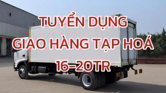 VL Đak Lak=>Tuyển Tài Xế Bằng B2,C,D - Phụ xe - phụ kho : Đi làm ngay