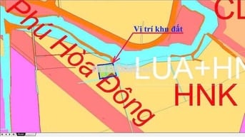 BÁN GẤP LÔ ĐẤT TRUNG AN, CỦ CHI, CÁCH UB XÃ TRUNG AN #800M. GIÁ 2,1 TỶ