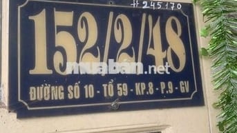 Cho thuê nhà ở 32m2, 2p ngủ đường 10, Q. Gò Vấp