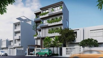 Góc 2 mặt tiền (11*13) : 133,8m2 ngay đường 15 An Khánh Q2, XD 6 tầng