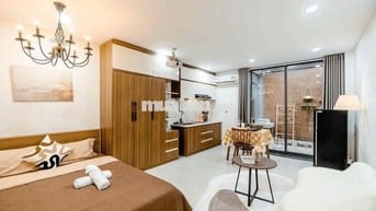 Studio giếng trời ngay Lê Thúc Hoạch - Tân Hương đầy đủ nội thất
