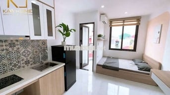 Căn CCMN 35M2 1n1k, studio full đồ, ban công thoáng Tây Sơn