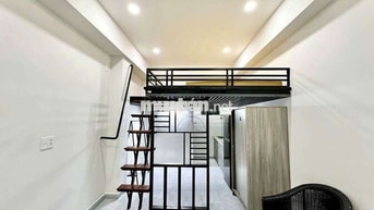 CĂN HỘ CÓ GÁC, ĐẦY ĐỦ NỘI THẤT MỚI XÂY, GẦN ĐH VĂN HIẾN, CÔNG THƯƠNG