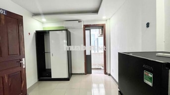 Cho thuê trọ Phan Văn Trị có ban công mặt sau full nội thất thang máy