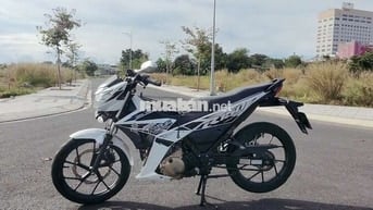 Raider Susuki đời Fi đăng ký 2018 màu trắng đen