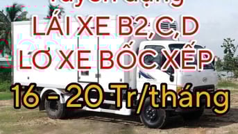 🚚Đồng Nai Cần Tuyển Lái Xe B2,C,D Lơ Xe Giao Hàng|16-20TR| Bao Ăn Ở