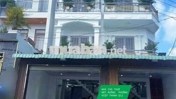 Cho Thuê Nhà 3 Lầu Mới Giá Rẻ Mặt Đường Nhánh P. Hiệp Thành Q12