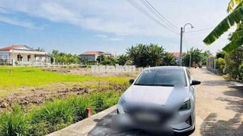 dt: 105m2 , giá : 395tr, ấp bình lãng - tân trụ- long an , đường ô tô