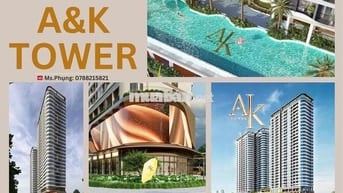 A&K Tower: 1PN bo góc cực đẹp, TT 15% (236tr) nhận nhà, CK 13%, cọc 0d