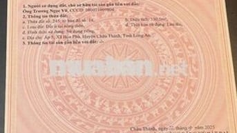 🏡 BÁN ĐẤT CHÍNH CHỦ – GIÁ TỐT HOÀ PHÚ CHÂU THÀNH💥
