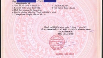 ĐẤT NỀN NGAY KCN VISP2, PHƯỜNG VĨNH TÂN TP.HCM