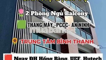 🟩 Căn Hộ 2 Phòng Ngủ Ban Công, Full Nội Thất. Ngay Hutech, Hồng Bàng.