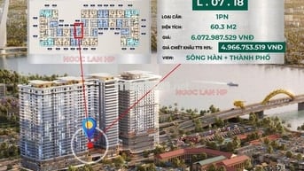 4,9 TỶ - CĂN 1PN – THE LEGEND CẦU RỒNG – HỖ TRỢ VAY 70% ÂN HẠN GỐC LÃI
