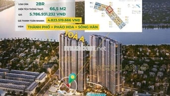4,8 TỶ - CĂN 2PN MASTERI ĐÀ NẴNG – BÀN GIAO LUXURY , HỖ TRỢ VAY 70%