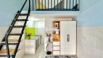 TRỐNG LẠI 1 PHÒNG CÓ GÁC NỘI THẤT ĐẦY ĐỦ NGAY TÔ KÝ TIỆN CÁC TRƯỜNG ĐH