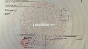 Đất 1500m2 (760m2 đất thổ, 740m2 đất lúa) chính chủ tại Long An