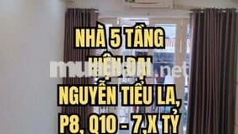 🌟 NHÀ 5 TẦNG HIỆN ĐẠI NGUYỄN TIỂU LA, P8, Q10 – 7,X TỶ