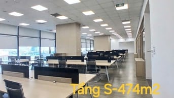 Cho thuê văn phòng làm việc có sẵn nội thất view đẹp 474m2 tòa Artemis