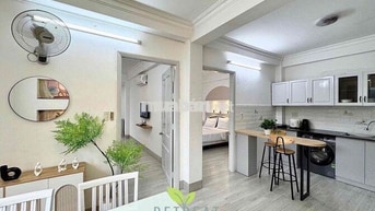CHO THUÊ CĂN HỘ FULL NỘI THẤT CỬA SỔ, BAN CÔNG NGUYỄN VĂN CỪ QUẬN 1