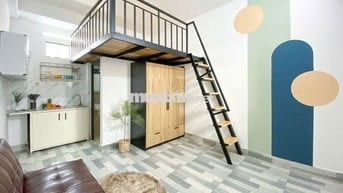 CHO THUÊ CĂN HỘ GÁC LỬNG  FULL NT KẾ BÊN ĐẠI HỌC NGUYỄN TẤT THÀNH