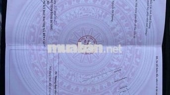 Bán Nhà Đất Thới Hòa Bến Cát Bình Dương. Ngay sau trường Đại Học Việt