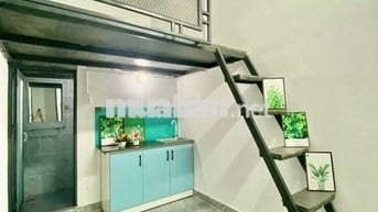 DUPLEX 25m2, MÁY LẠNH, TO BỰ. GÁC CAO KO ĐỤNG ĐẦU, NGAY CHỢ AN NHƠN.