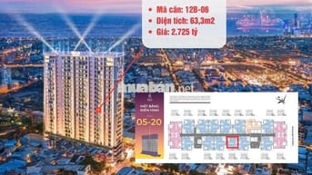 CẦN BÁN CĂN 2PN VIEW THÀNH PHỐ - 2,7 TỶ BÀN GIAO NỘI THẤT LIỀN TƯỜNG