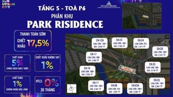 Trực tiếp từ cđt - park residence thuộc sun urban - chỉ từ 400 triệu
