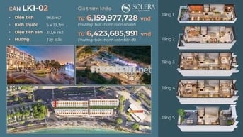 *** 1 căn suất nội bộ " SOLERA QUY NHON"