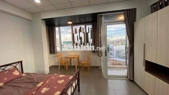 cho thuê căn studio ban công ngay thích bửu đăng gò vấp 35m2 full nt